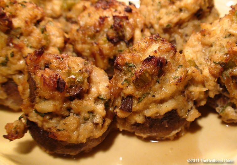 Healthy Crab Stuffed Mushrooms Without Bread Crumbs